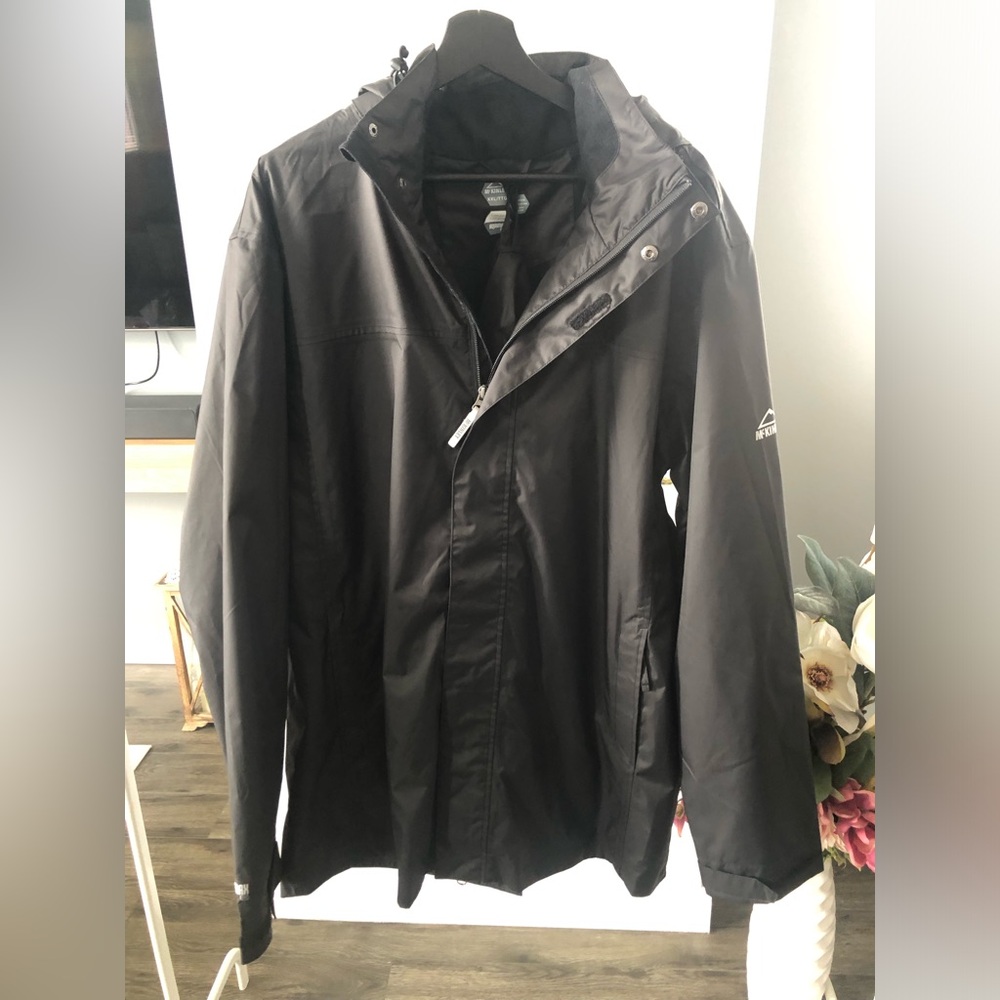 McKINLEY Men’s Black Kandrian Raincoat - XXL